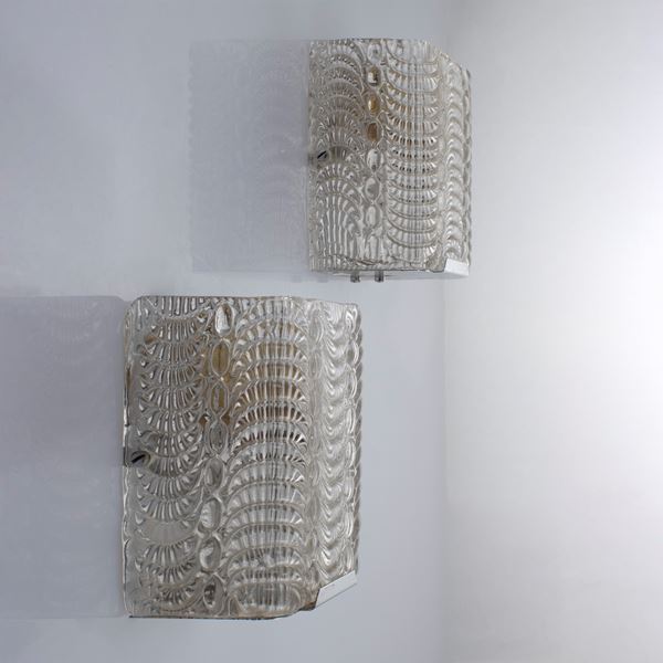 Prod. Mazzega, attribuito (2)  (Murano, anni 70)  - Asta Stile Italiano Web Only - Colasanti Casa d'Aste