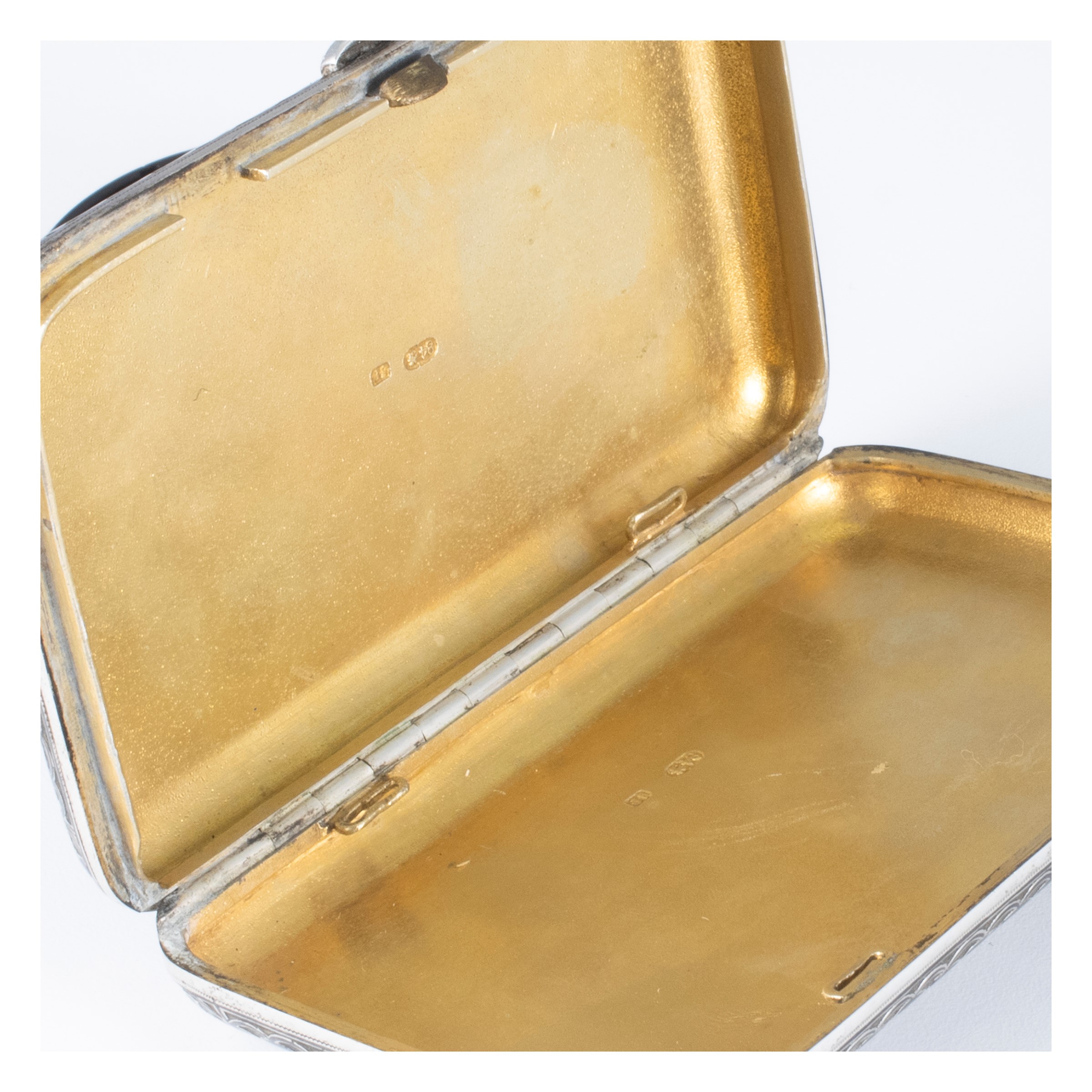 Tabacchiera in Argento e Niello