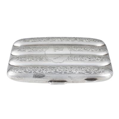Scatola Portasigari in Argento