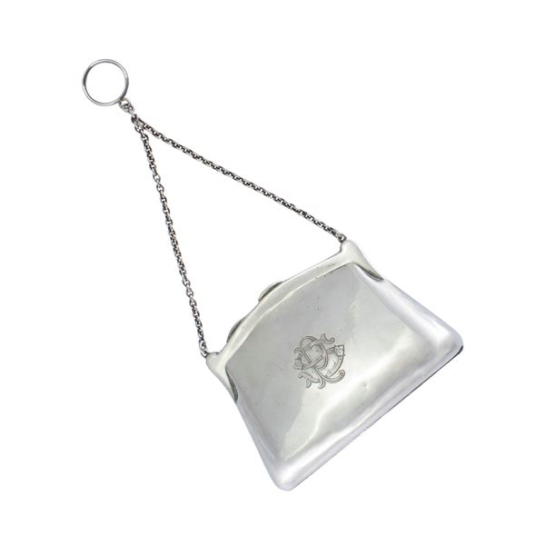 Small silver coin bag