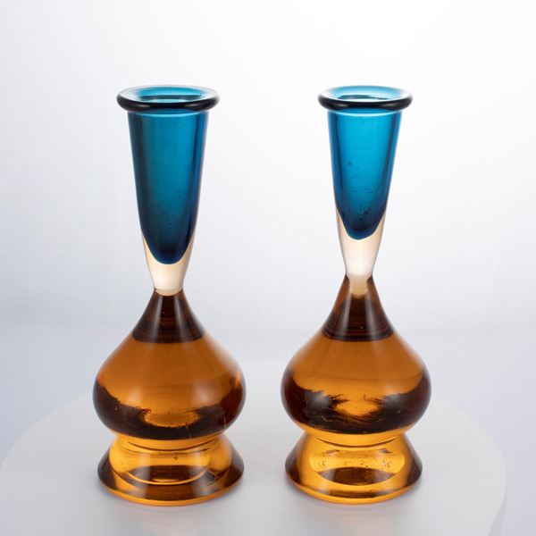 Manifattura italiana (2)  (Murano, anni 80)  - Asta Stile Italiano Web Only - Colasanti Casa d'Aste