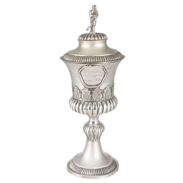 Coppa commemorativa in argento