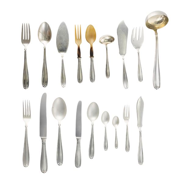 Servizio di posate in argento (165)