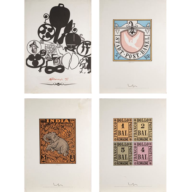 "Colomba di Basilea 1845", "Governo Provvisorio delle Romagne 1859", "India 1949"