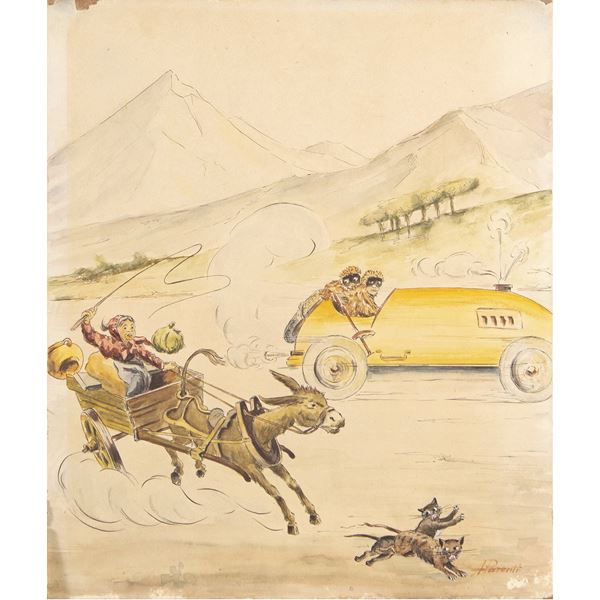 Illustratore  (Italia, XX Sec.)  - Asta Manifesti d'Autore ed Opere del XX Secolo Web Only - Colasanti Casa d'Aste
