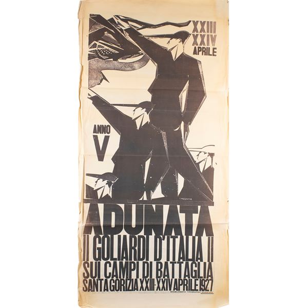 * Manifesto  (Italia, XX Sec.)  - Asta Manifesti d'Autore ed Opere del XX Secolo Web Only - Colasanti Casa d'Aste