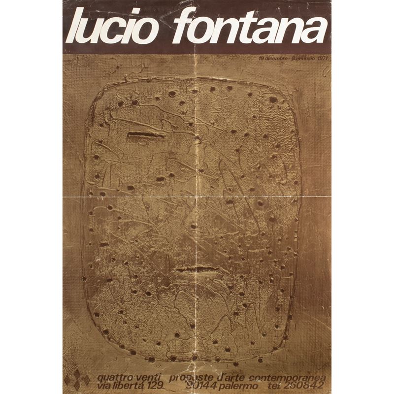 Manifesto "Lucio Fontana"