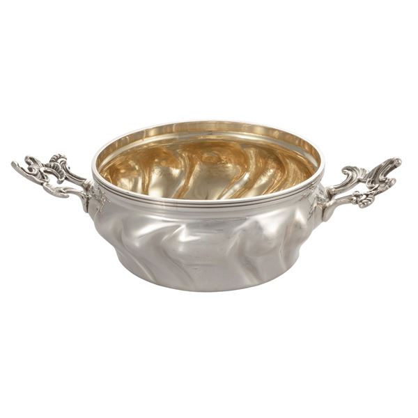 Bowl in argento e vermeil
