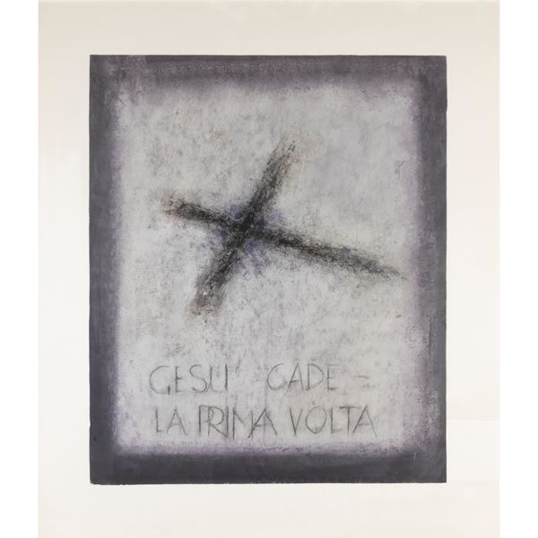 Guido Strazza - "Gesù cade la prima volta"