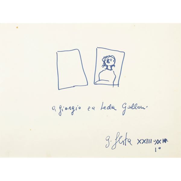 Tano Festa - "Senza titolo"