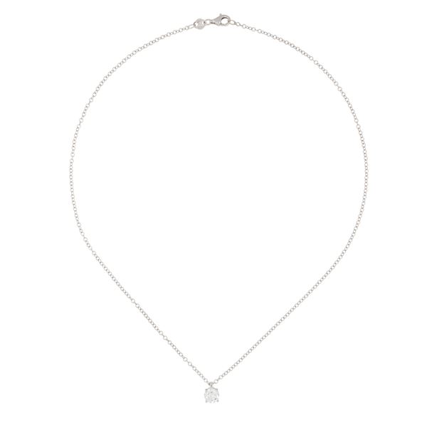 Natural brilliant cut diamond pendant 1 ct