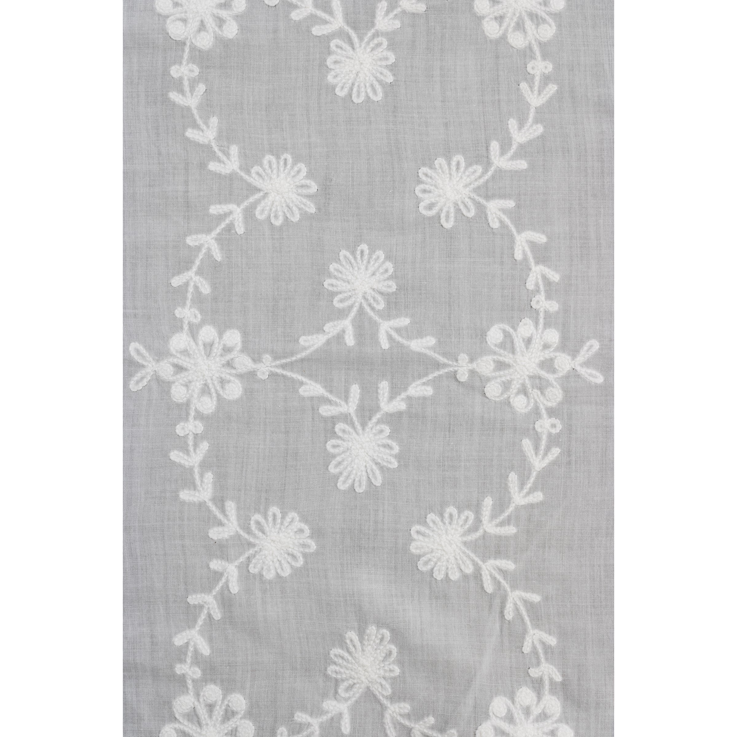 Set di Otto Tovagliette in Cotone Ricamato