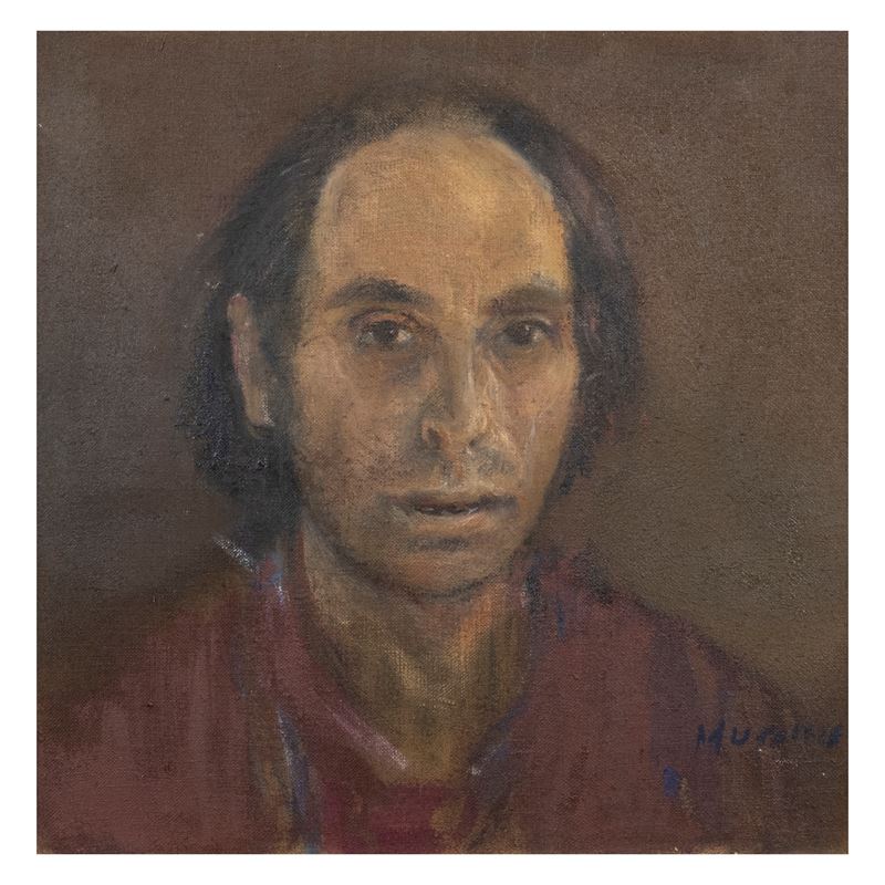 Marcello Muccini - Autoritratto, olio su tela