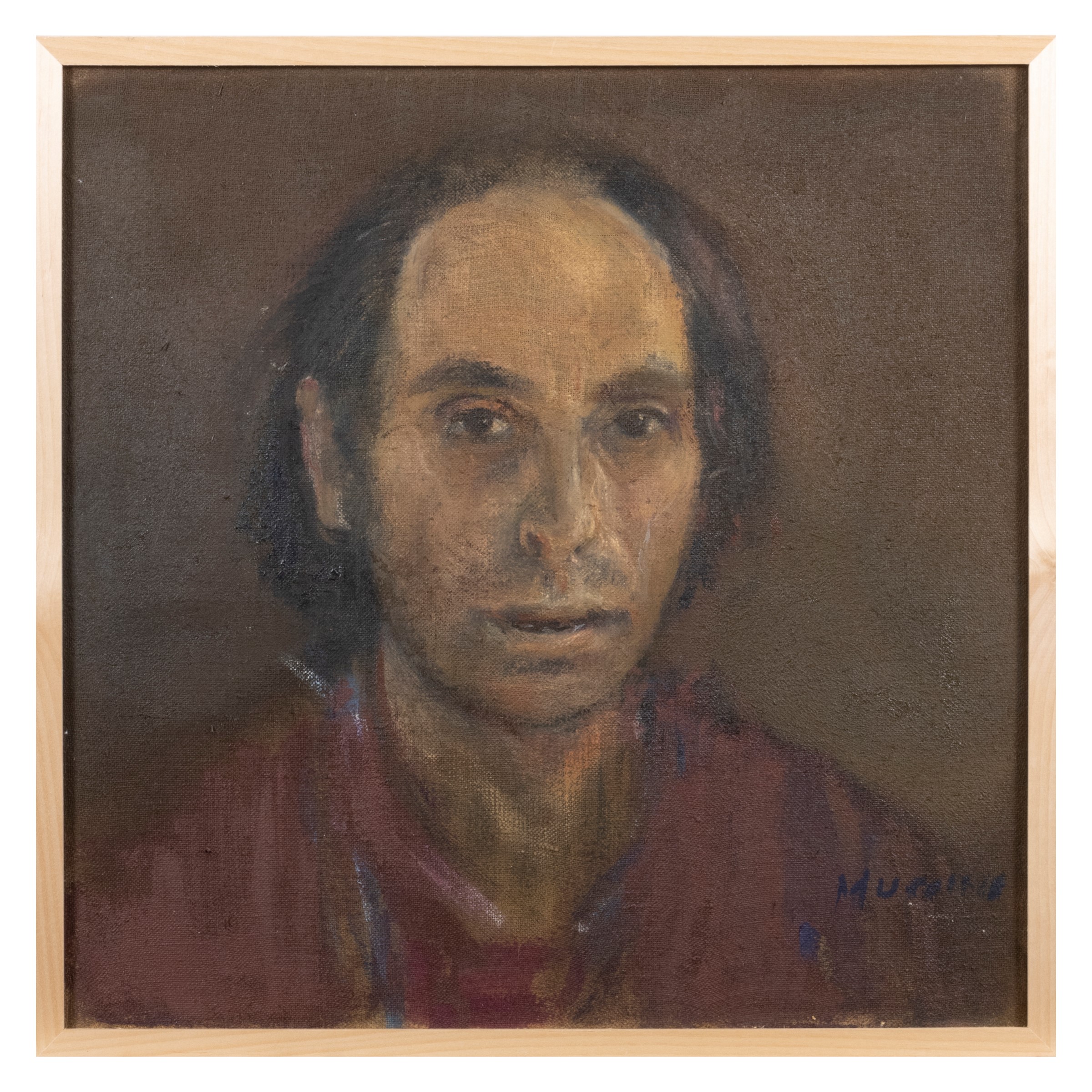 Marcello Muccini - Autoritratto, olio su tela