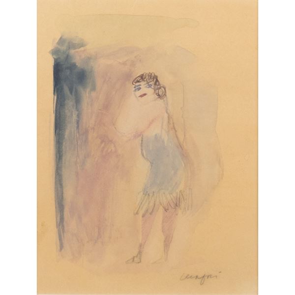 Mario Mafai - "Lady in the blue dress"