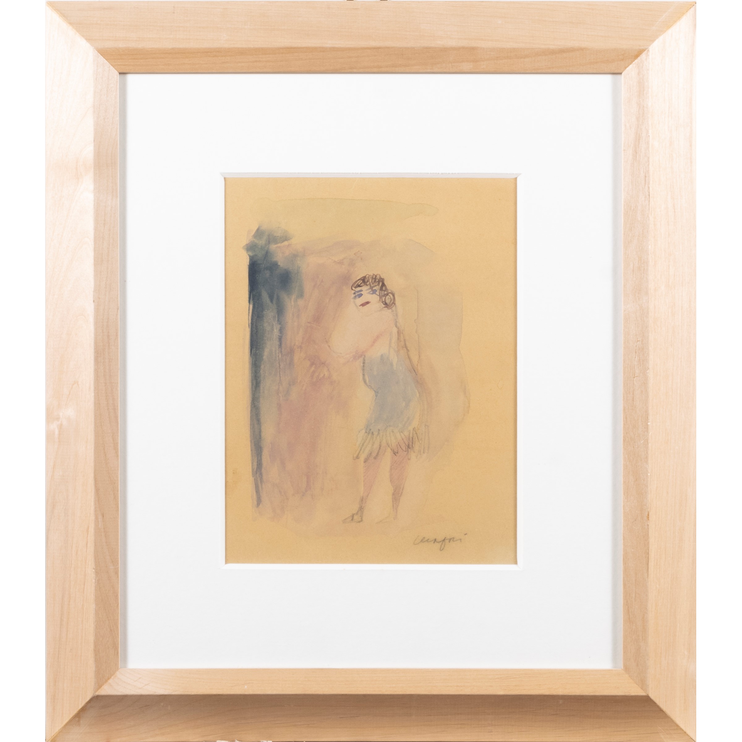 "Donnina con l'abito azzurro"