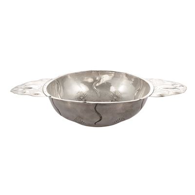 Bowl in Argento a Due Manici, Collezione S. Bvlgari