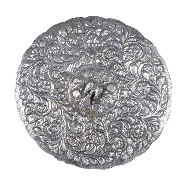 Specchio nuziale in argento