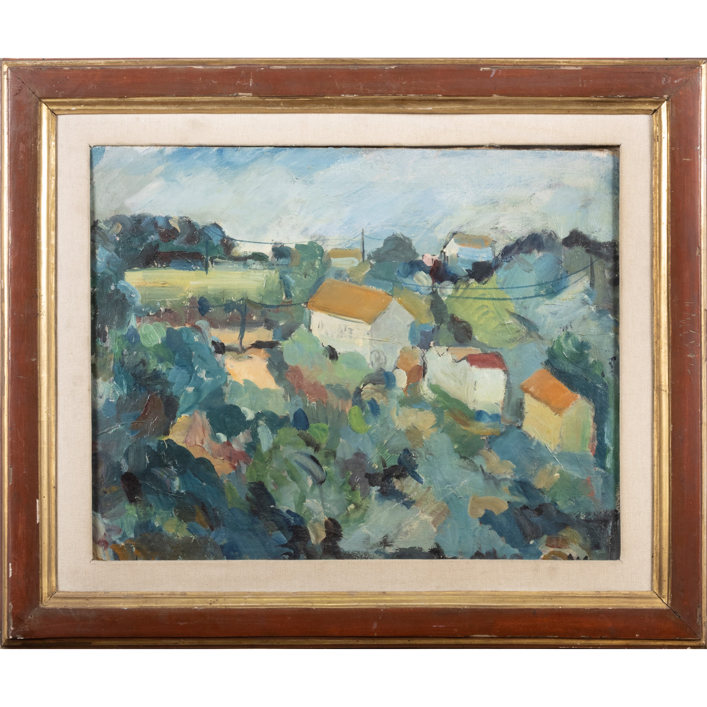 "Paesaggio con case"