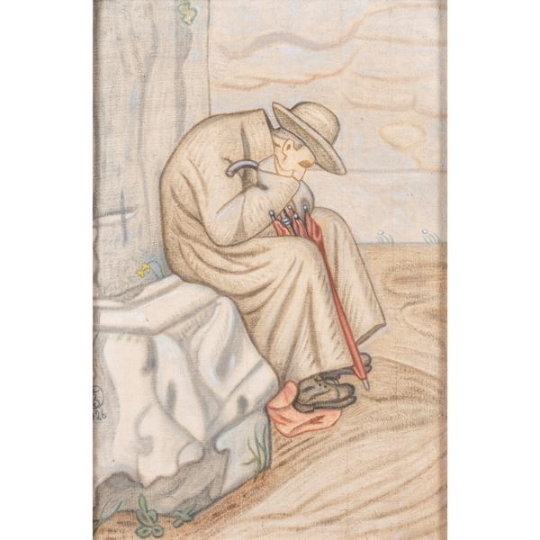 Benvenuto Ferrazzi - 'Portrait of Antonio D'Alba'