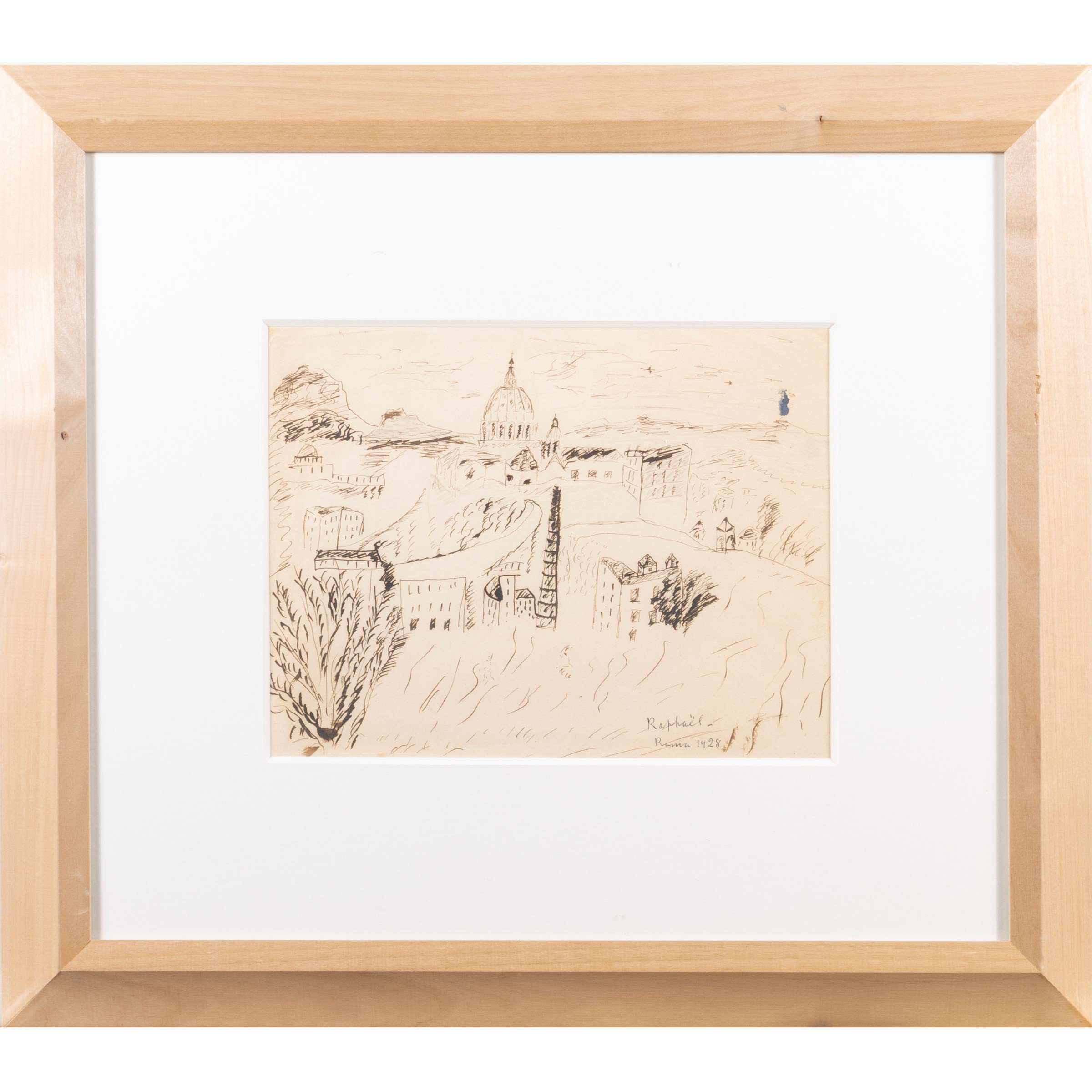 'Paesaggio romano - San Pietro dal Gianicolo'