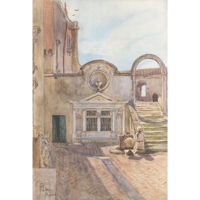 Pompeo Fabri, Interno di Castel Sant'Angelo