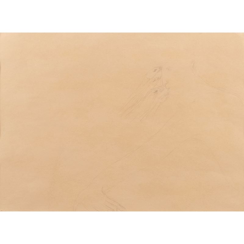 Mimmo Paladino - Storie di serpi, matita su carta