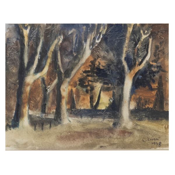 Alberto Ziveri - "Garden at night"