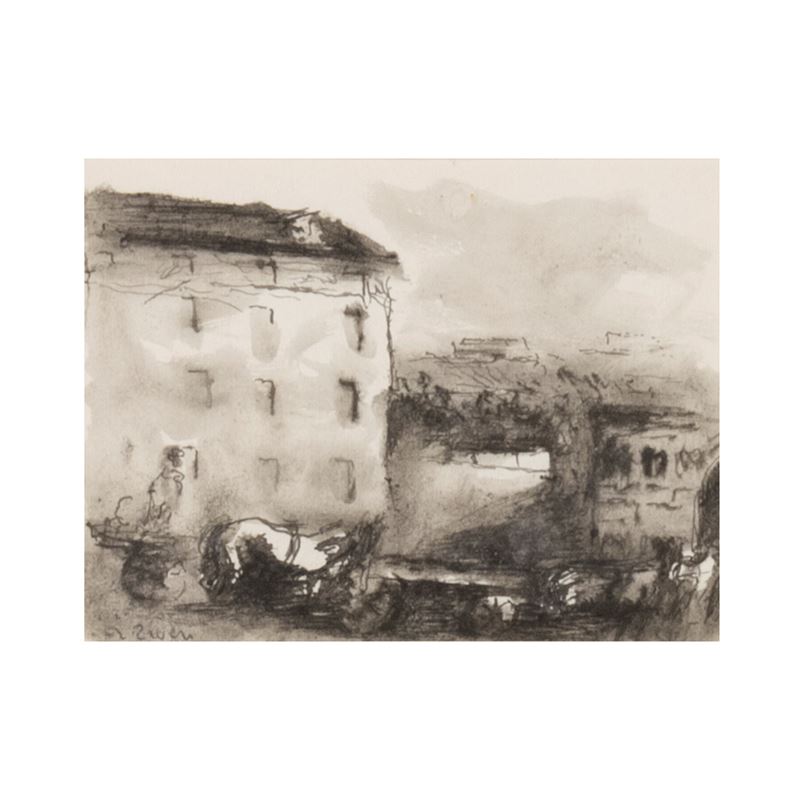 "Carri di buoi presso l'Arco di Giano"