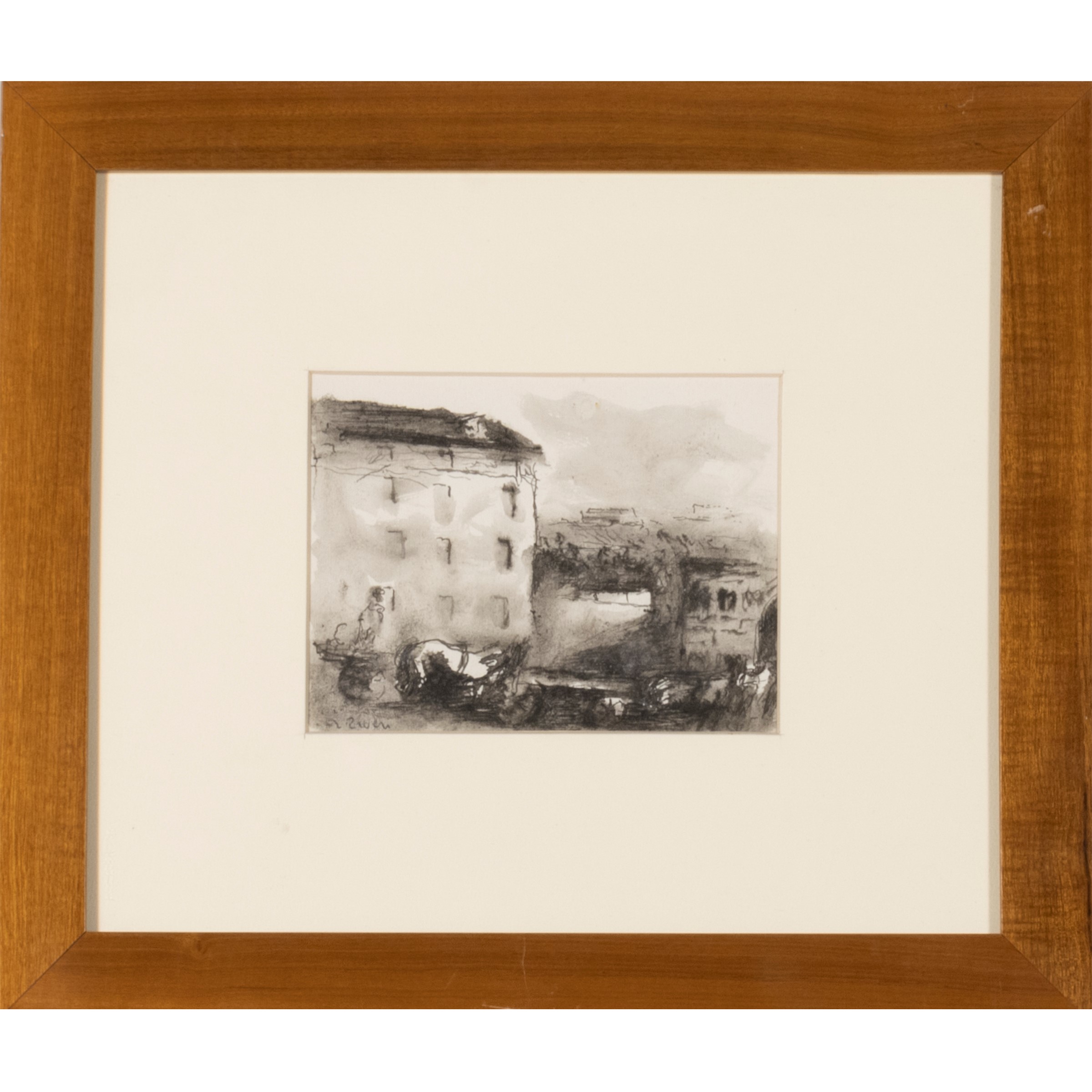 "Carri di buoi presso l'Arco di Giano"