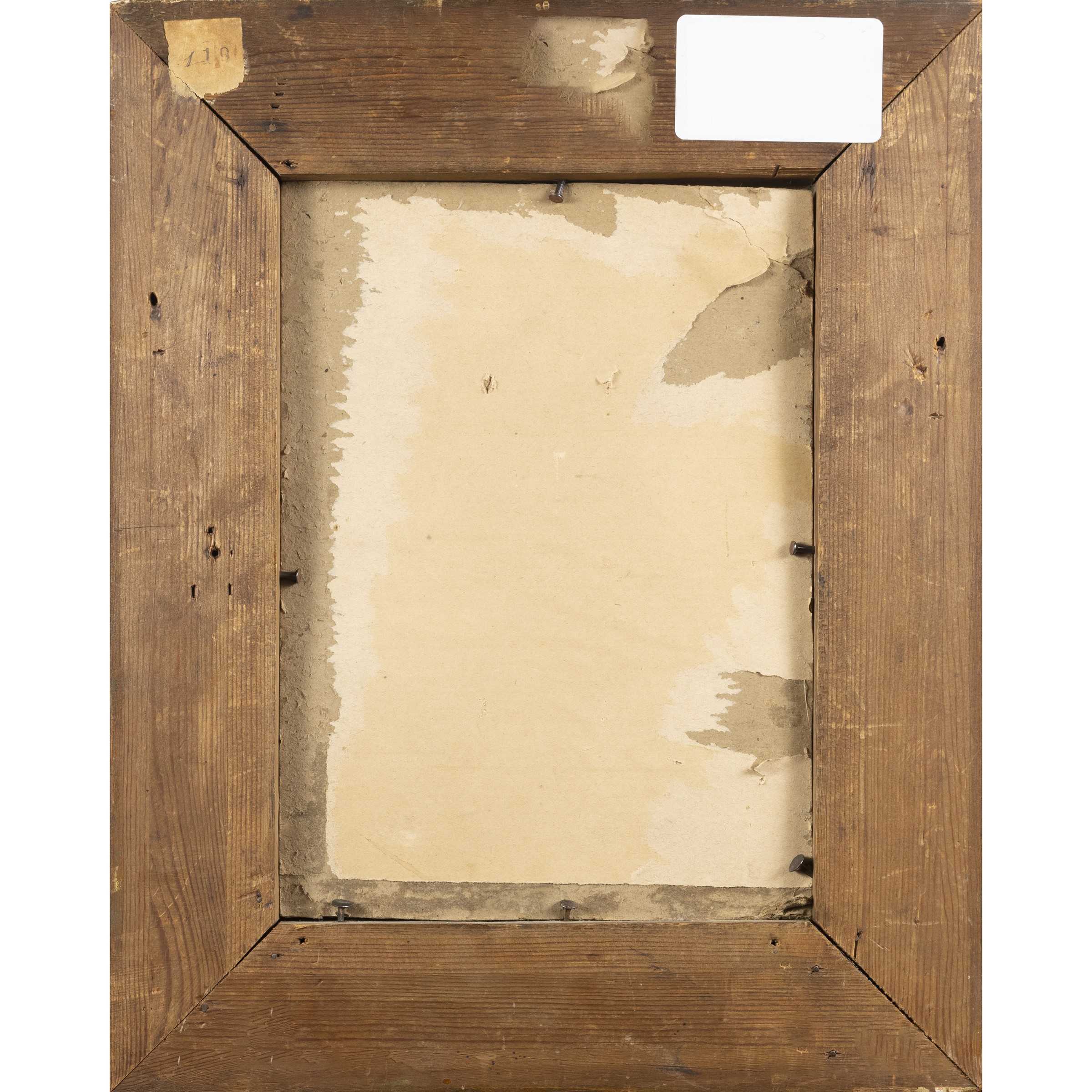 Camillo Innocenti, Ritratto di giovane, olio su carta