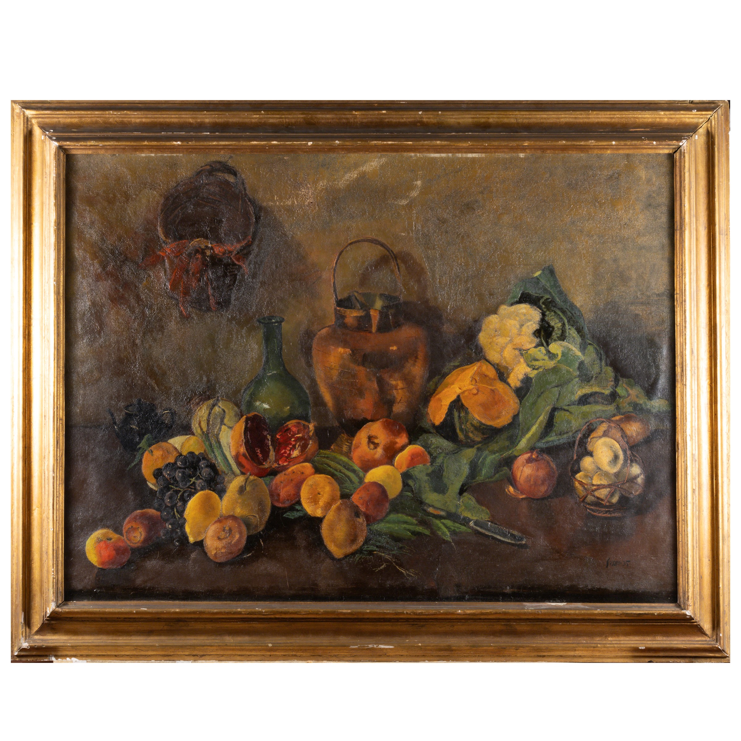 Luigi Surdi - Natura morta, olio su tela, 1935