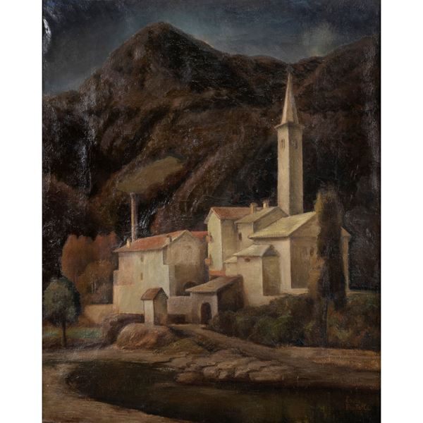 Esodo Pratelli - 'Scorcio di paese'