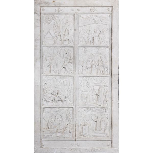 Ercole Drei - "Bozzetto per porta di San Pietro - Motto Trinità"
