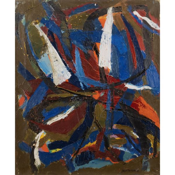 Luigi Montanarini - "Variazione azzurro cupo"