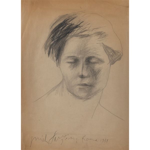 Pericle Fazzini - "Face of a lady"