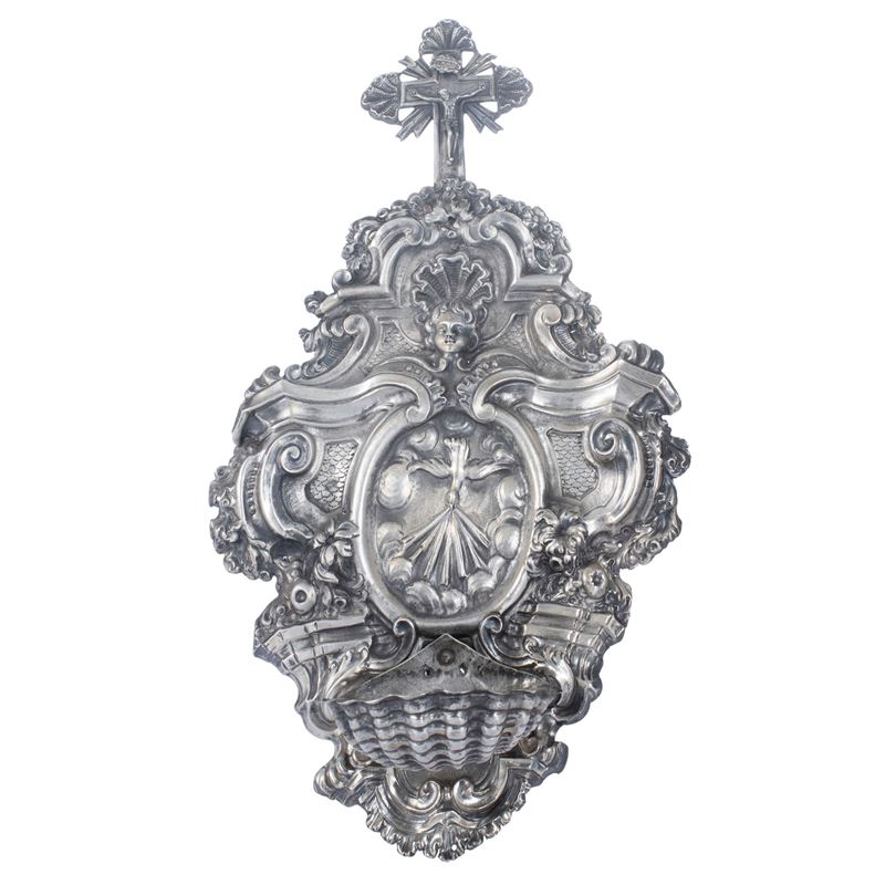 Acquasantiera in Argento