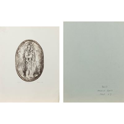 Madonna - Acquaforte e acquatinta, 1979