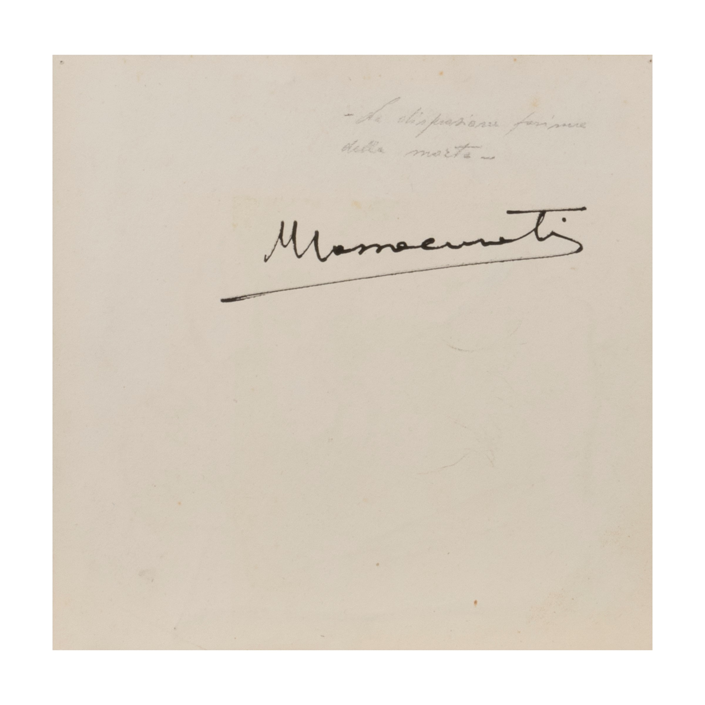 "La disperazione prima della morte"