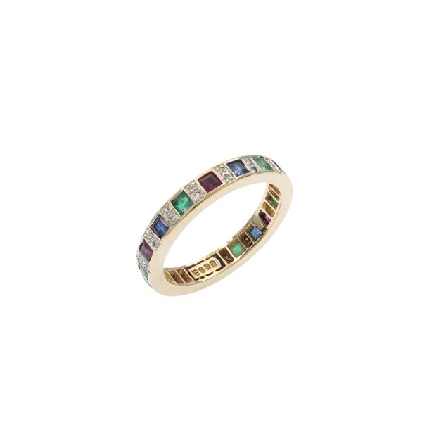 Anello fede in oro giallo 18kt