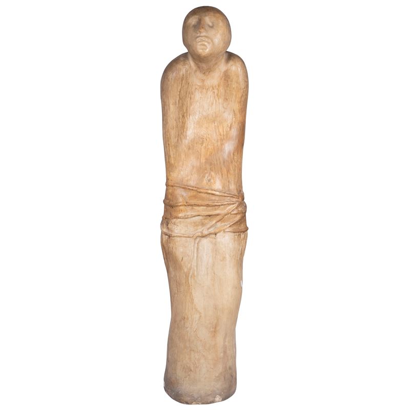 Anonimo, Prigioniero, scultura in ceramica patinata