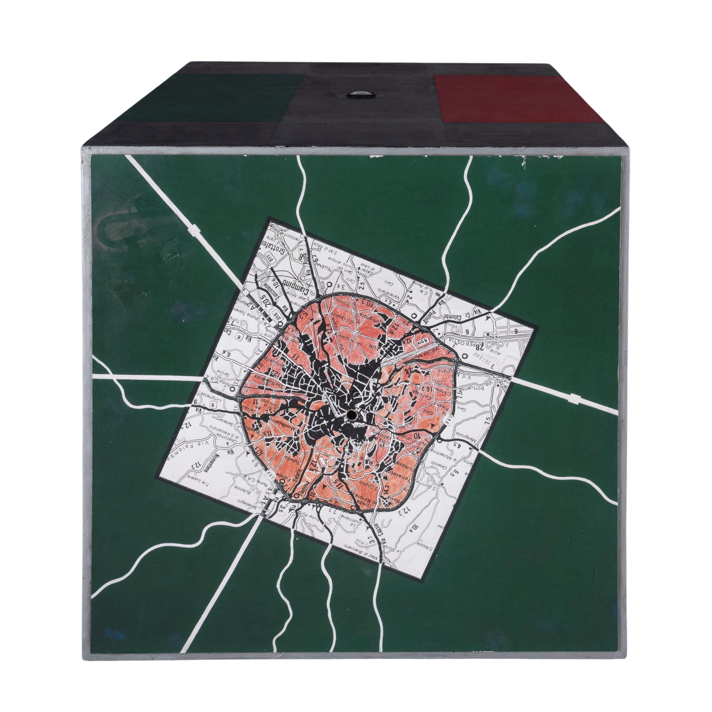 Felice Levini - Serie 'Circolo degli angeli', scultura in multimateriale, 1988/89