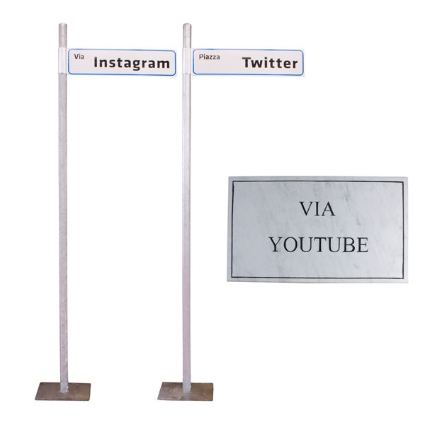 Simone Marini - "Via Instagram", "Via Twitter", "Via Youtube"
