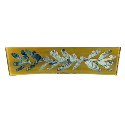 Pannello decorativo in vetro lavorato