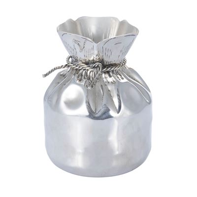 Vaso Portafiori in Metallo Argentato