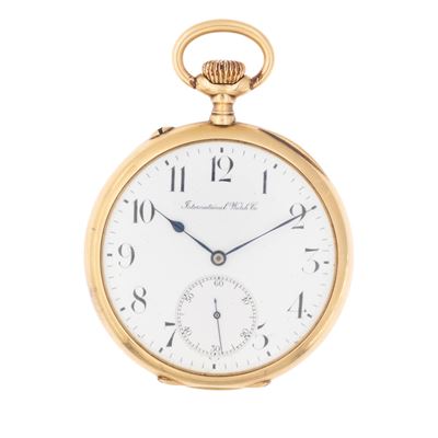 Orologio da tasca in oro giallo 18kt, circa 1910