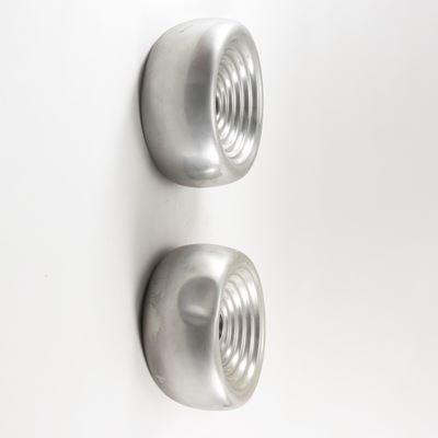 Lampade da parete o soffitto modello Padina, metallo, Italia, 1966