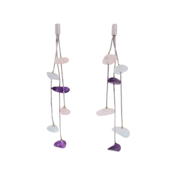 vintage bijou pendant earrings