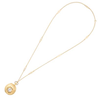 Ernesto Hausmann, Orologio da tasca Occhio di Bue in oro giallo 18kt