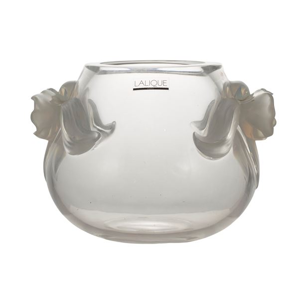 Lalique, vaso in vetro